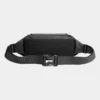 The Aviemore - The Aviemore nylon bum bag in black, back view The Aviemore nylon bum bag in black, back view