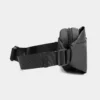 The Aviemore - The Aviemore nylon bum bag in black, close-up detail The Aviemore nylon bum bag in black, close-up detail