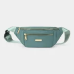 The Grasmere bum bag in green, front view