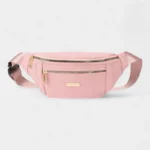 The Grasmere bum bag in pink, front view